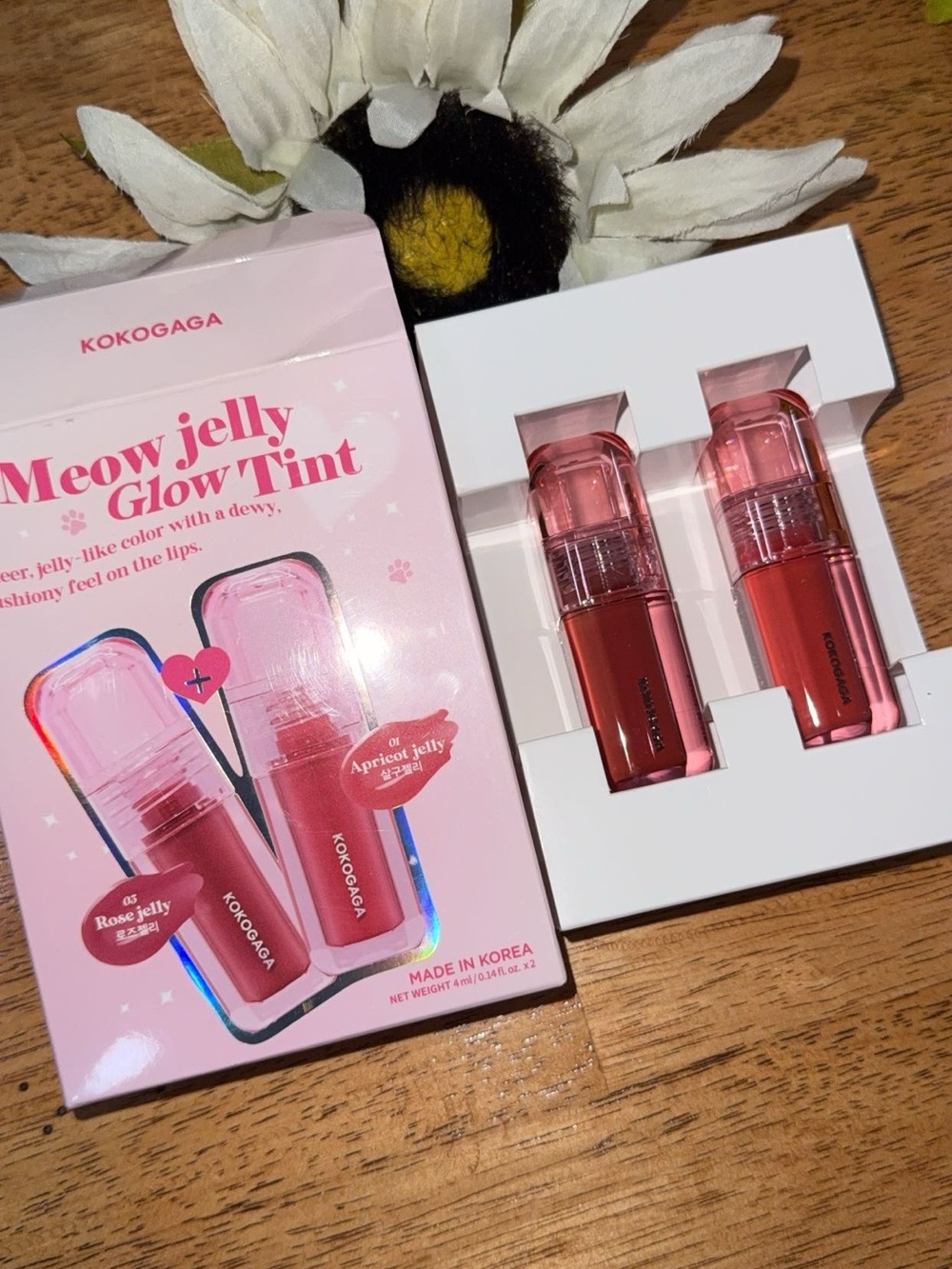 Meow Jelly Glow Tint Duo - Pink/Red